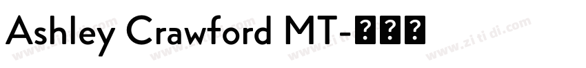 Ashley Crawford MT字体转换 Ashley Crawford MT字体转换